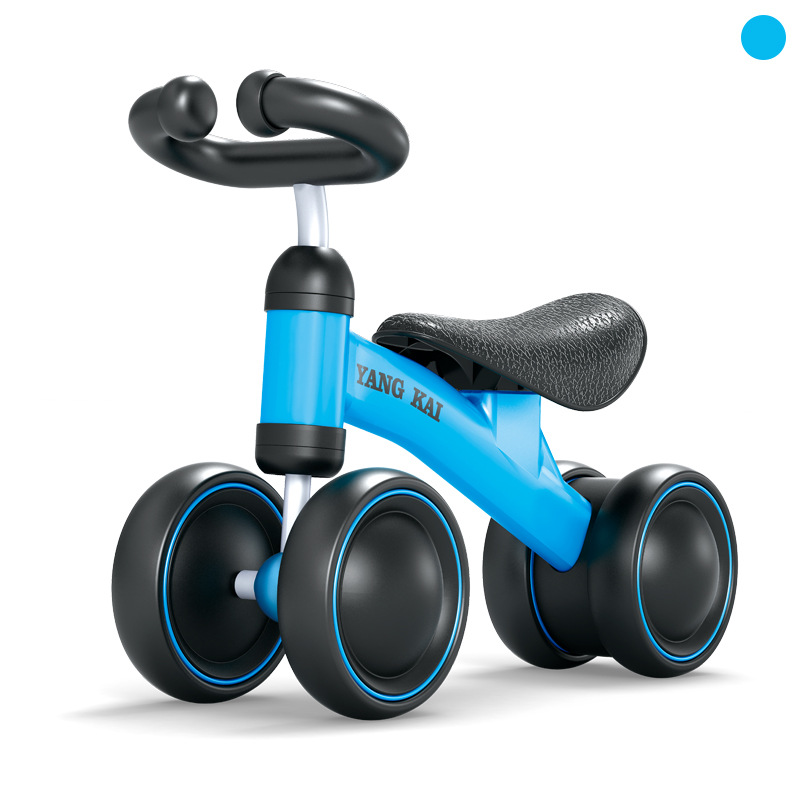 跨境新款儿童四轮滑行车平衡车1-3岁宝宝学步车无脚踏助步车