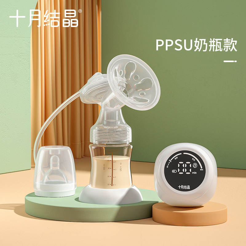 十月结晶电显无级变速吸奶器电动吸奶器挤奶器SH656