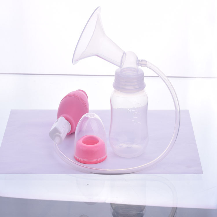 Manufacturer's direct selling manual breast pump with high suction power for pregnant and postpartum women. Milking machine, milk pulling and lactation, and manual breast pump