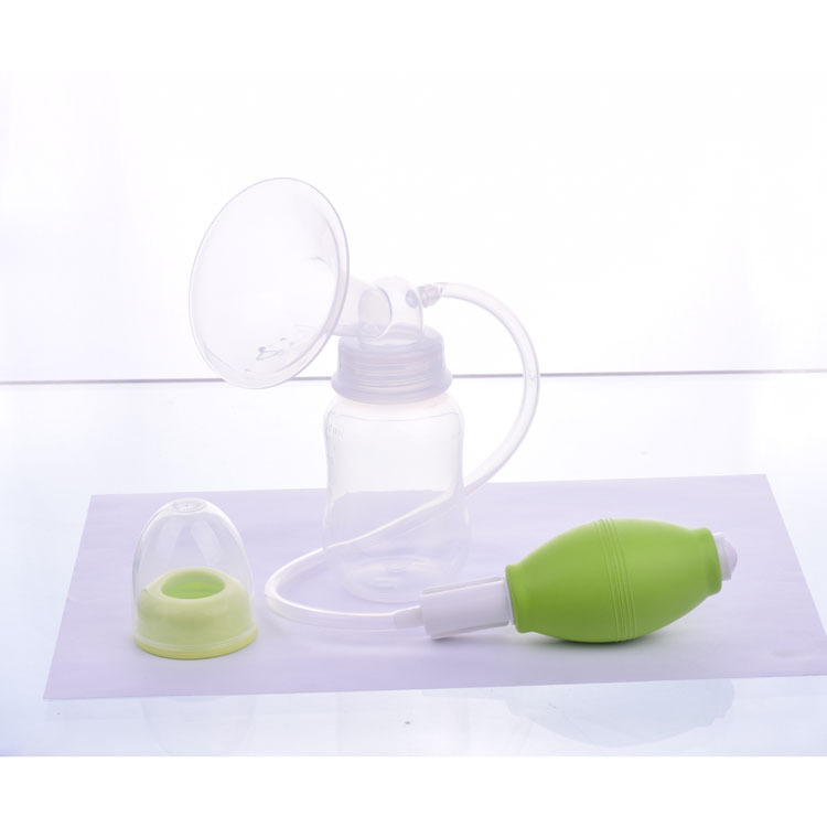Manufacturer's direct selling manual breast pump with high suction power for pregnant and postpartum women. Milking machine, milk pulling and lactation, and manual breast pump