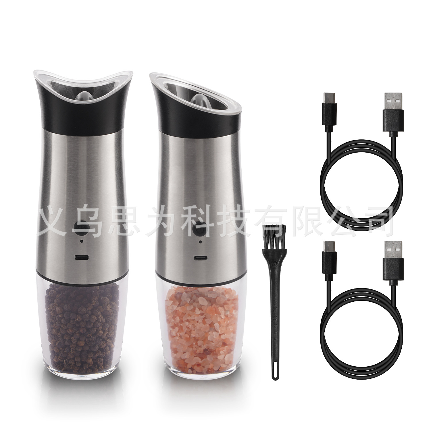2022 New USB Electric Pepper Grinder Home Rechargeable Grinder Western Spice Pepper Grinder