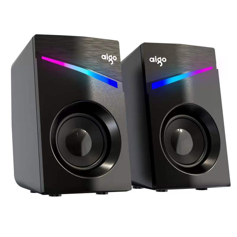 爱国者电脑音响桌面台式家用笔记本有线重低音喇叭迷你多媒体音箱