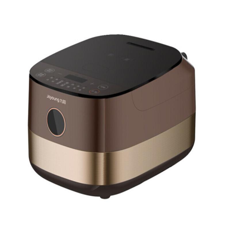 九阳家用多功能可预约电饭锅4L大容量一键触控铜匠厚釜内胆电饭煲