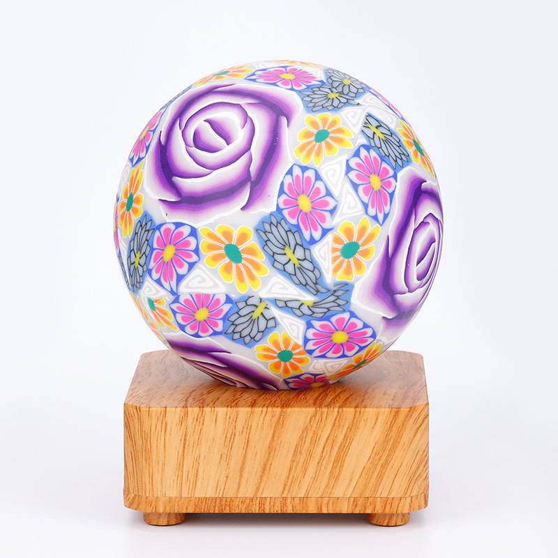 厂家直营温馨浪漫软陶led小夜灯卧室床头usb插电创意氛围灯