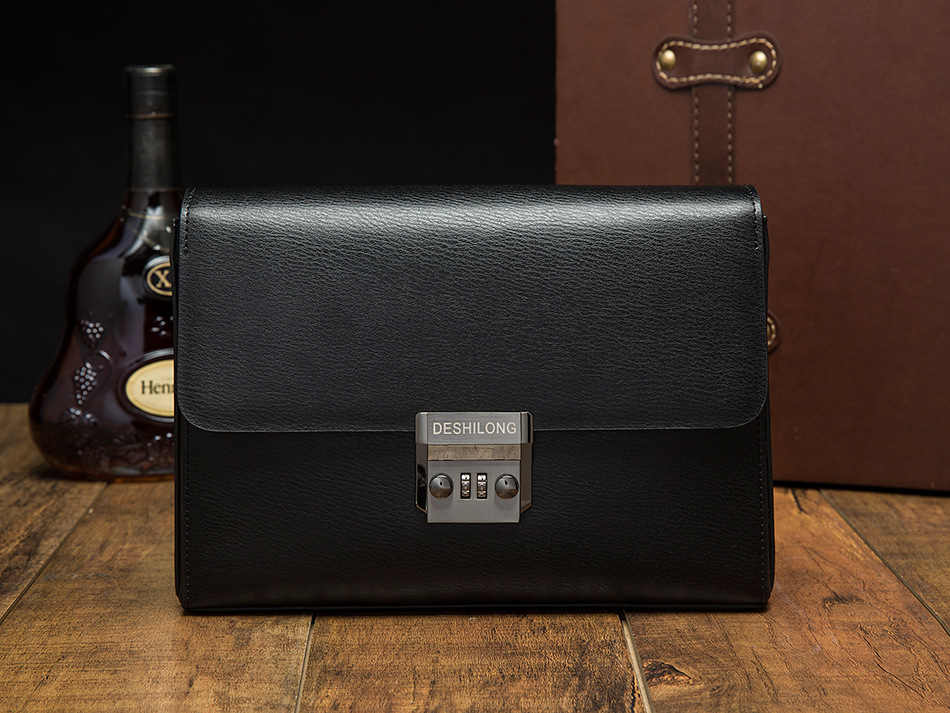 海外代购真皮男包 意大利进口牛皮男式手拿包  男士手包一件代发