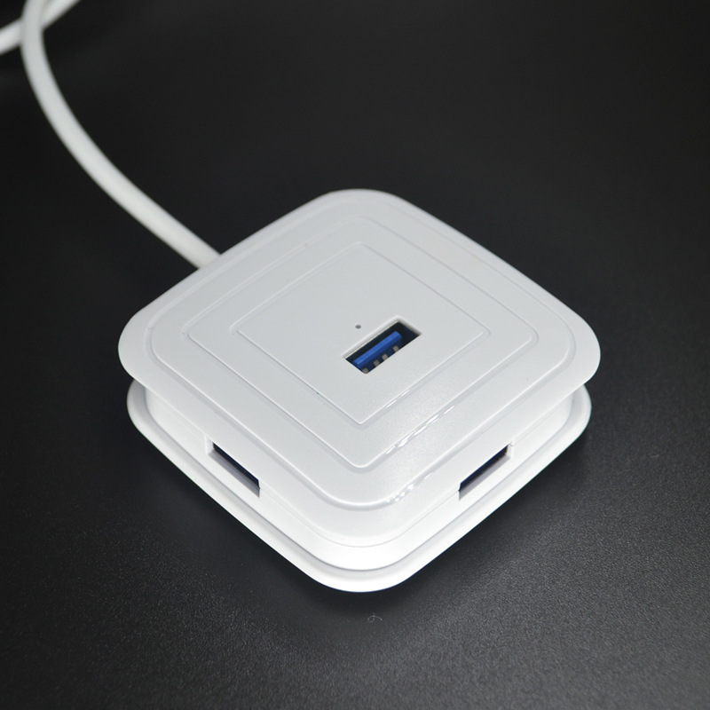 私模USB2.0分线器一拖四笔记本电脑高速扩展多接口转换集线器