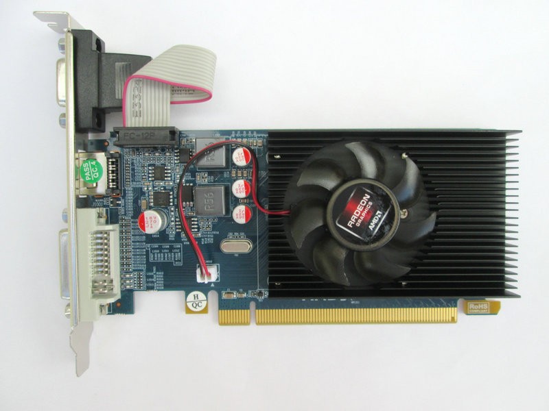 全新HD6450显卡 2G DDR3 台式电脑品牌小机箱显卡全高半高刀卡