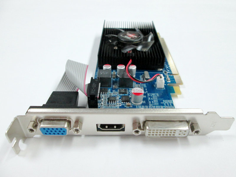 全新HD7450显卡2G DDR3 品牌机台式电脑半高独立显卡大小机箱通用