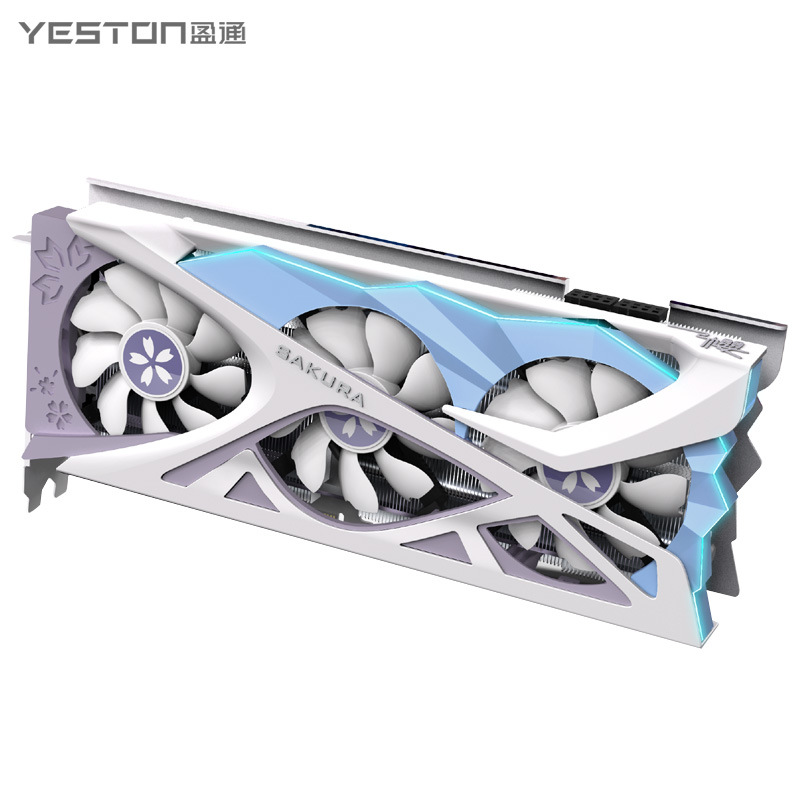 yeston盈通RX6800XT-16GD6樱瞳花嫁版YB高清电脑游戏台式显卡全新