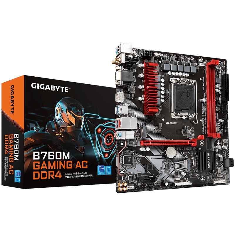 新品技嘉GIGABYTE B760M GAMING AC DDR4主板适用CPU13600K13400