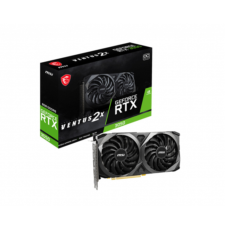 适用于MSI微星GeForce RTX 3050 VENTUS 2X 8G OC万图师游戏显卡