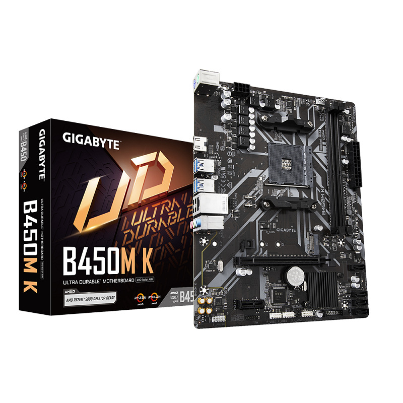 技嘉Gigabyte B450M-K主板适用AMD CPU 56005600G5700G5700X