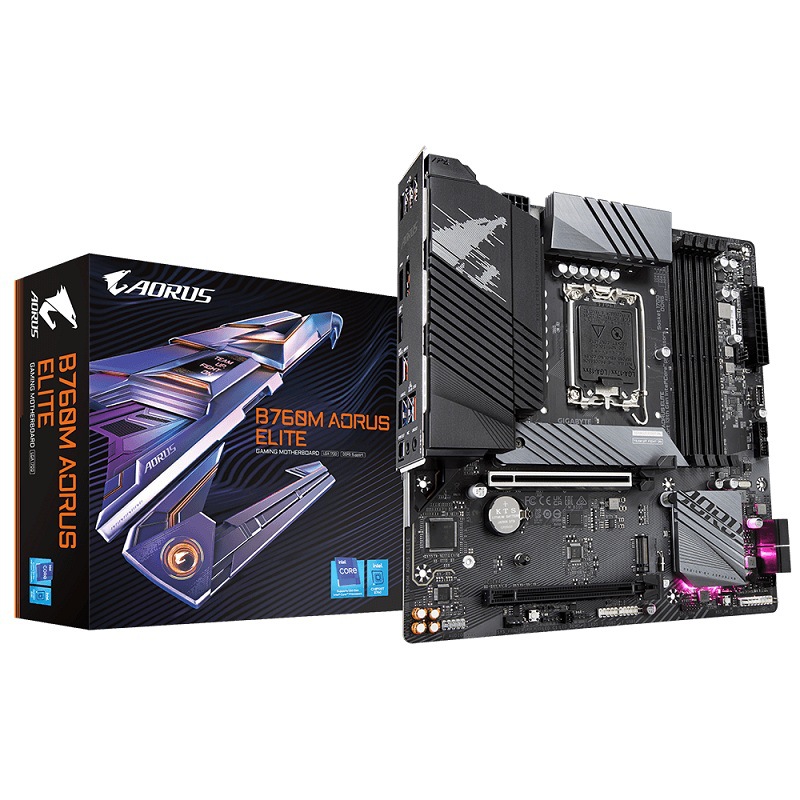 新品技嘉GIGABYTE B760M AORUS ELITED5主板适用CPU1340013600KF
