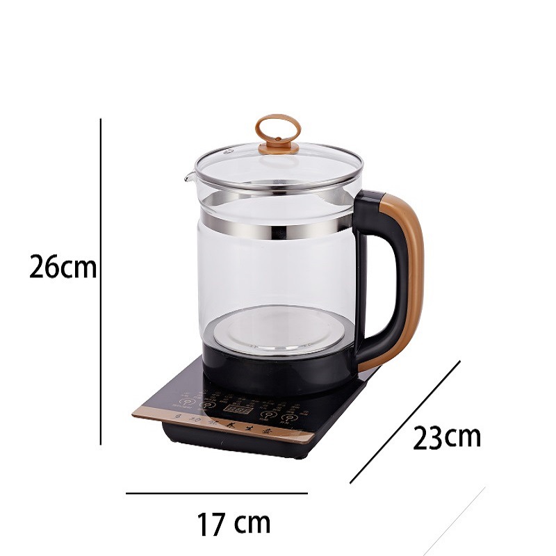 家用玻璃养生壶 多功能办公室烧水壶 煮茶壶全自动恒温壶礼品批发