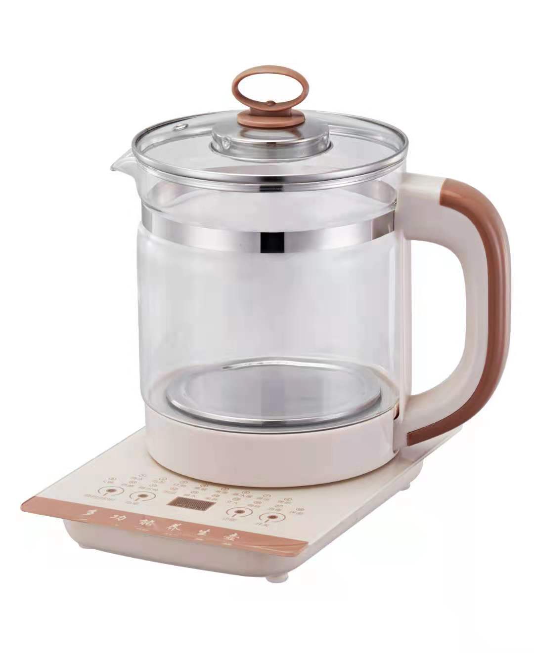 家用玻璃养生壶 多功能办公室烧水壶 煮茶壶全自动恒温壶礼品批发