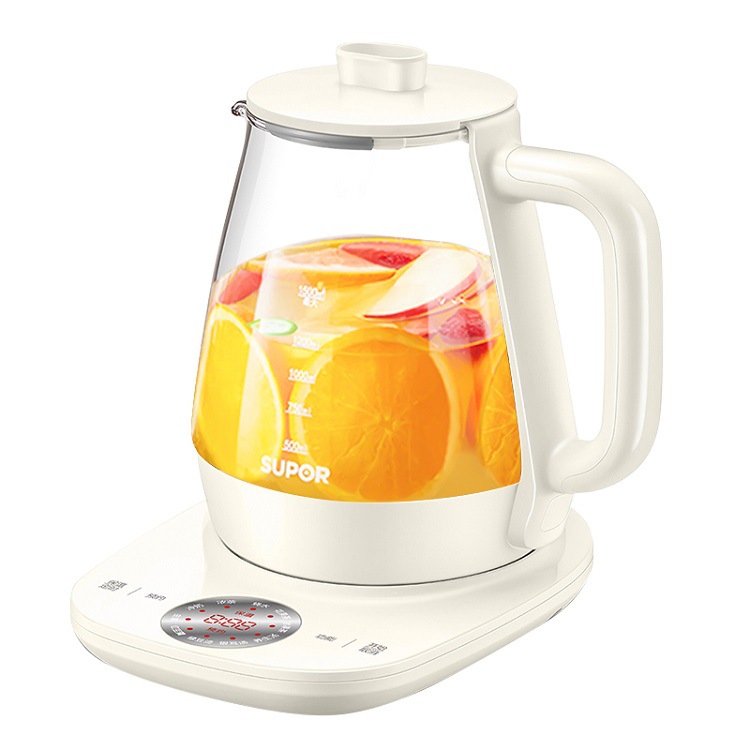 苏泊尔养生壶全自动双重保温办公室加厚玻璃养身电煮茶壶SW-15Y18