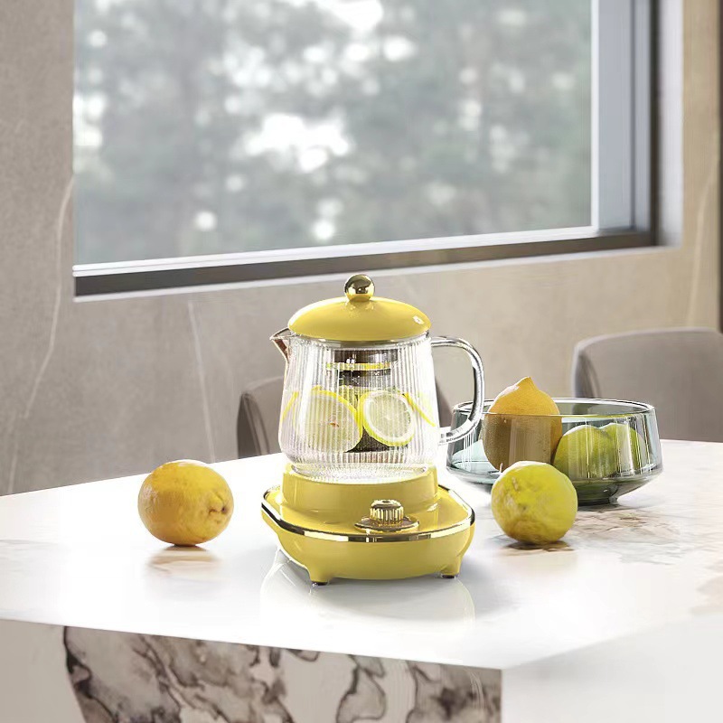 小型办公室煮花茶壶一人办公桌mini养生杯家用迷你电热炖杯养生壶