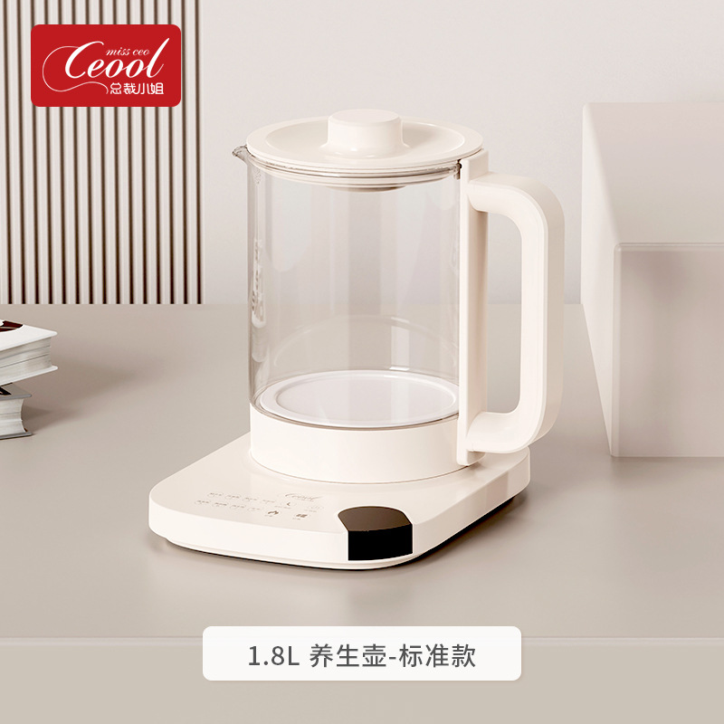 总裁小姐养生壶家用全自动多功能煮水壶小型煎药壶玻璃煮茶器批发