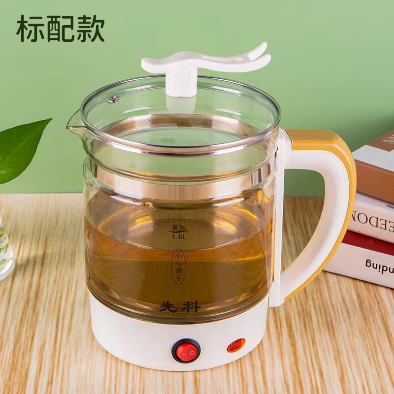 多功能1.8L养生壶全自动加厚玻璃保温烧水壶家用煮茶器煎药花茶壶