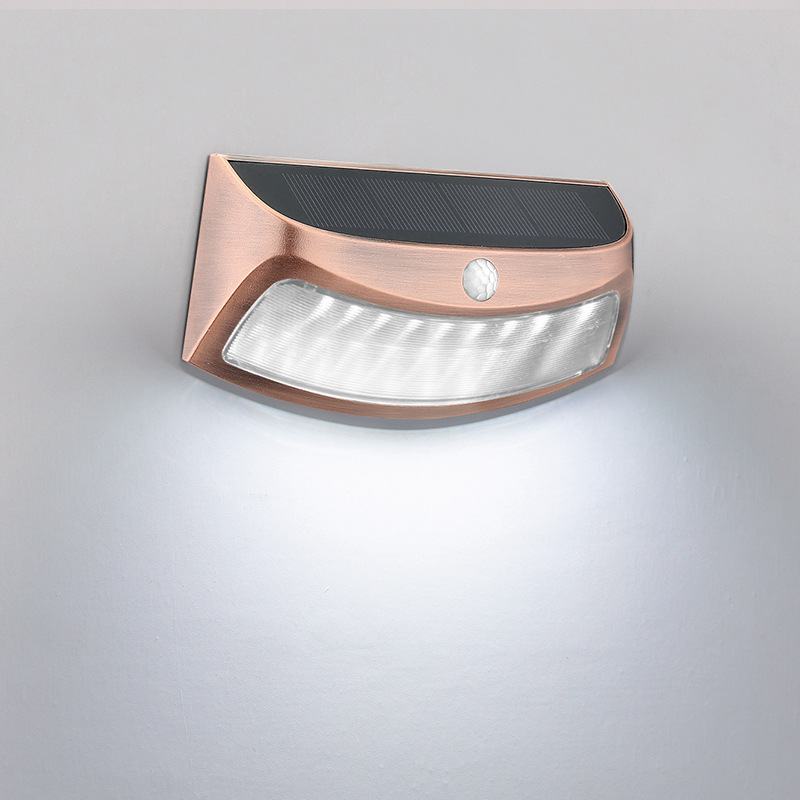 厂家直销户外庭院感应灯别墅景观装饰LED太阳能壁灯 家用墙壁照明