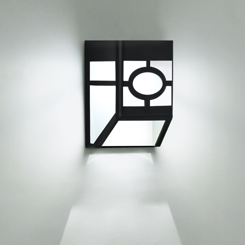 跨境太阳能壁灯 家用室外花园景观装饰庭院氛围太阳能壁灯 亚马逊