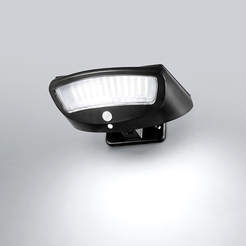 跨境太阳能庭院灯 家用室外门口过道照明人体感应LED壁灯 户外灯