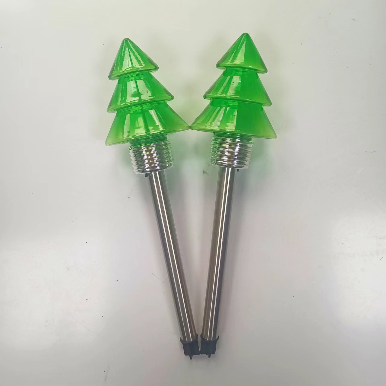 户外太阳能圣诞灯糖果色塑料草坪圣诞灯庭院太阳能氛围灯灯