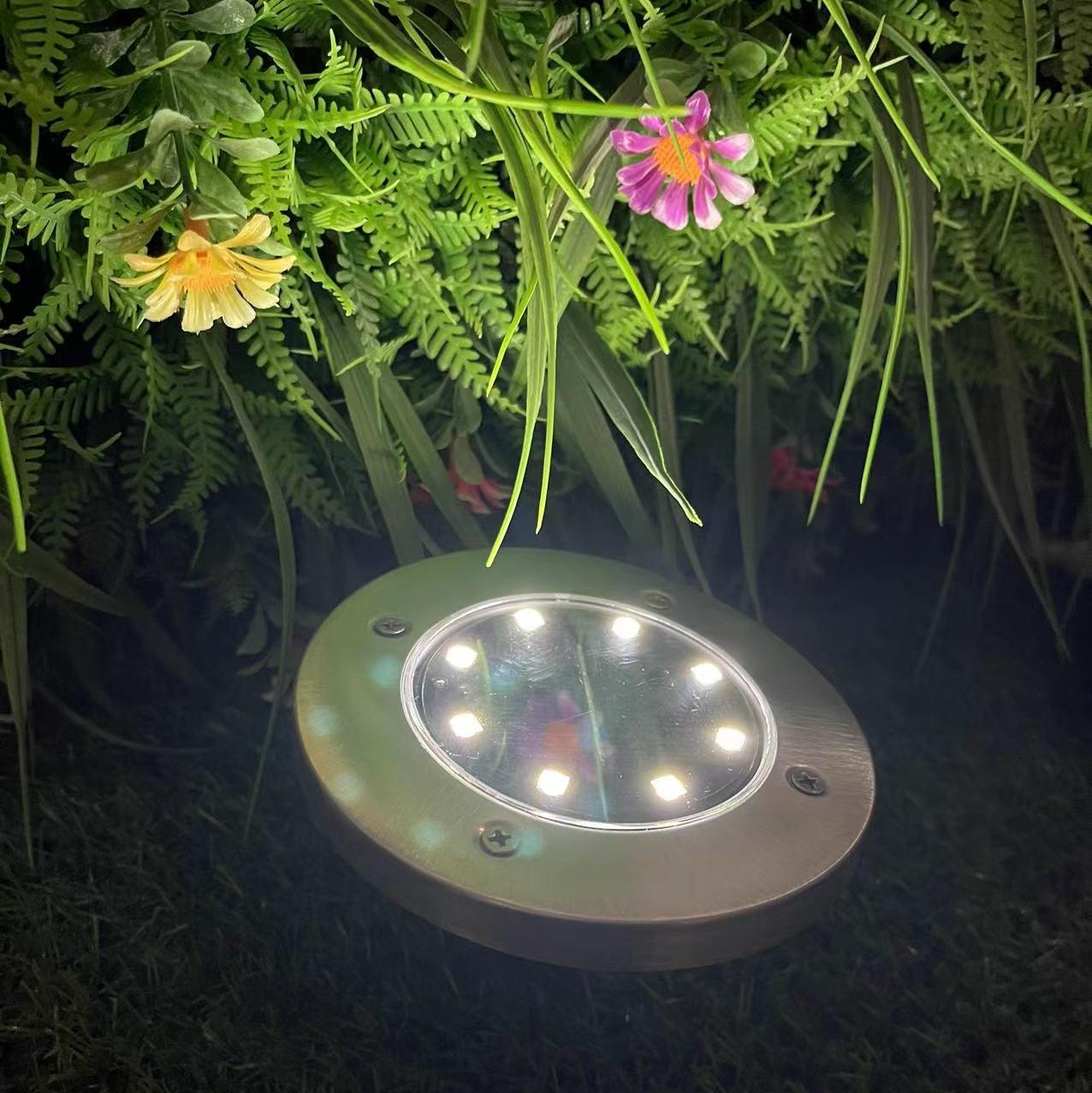 跨境爆款LED太阳能地埋灯  户外花园庭院公园太阳能灯