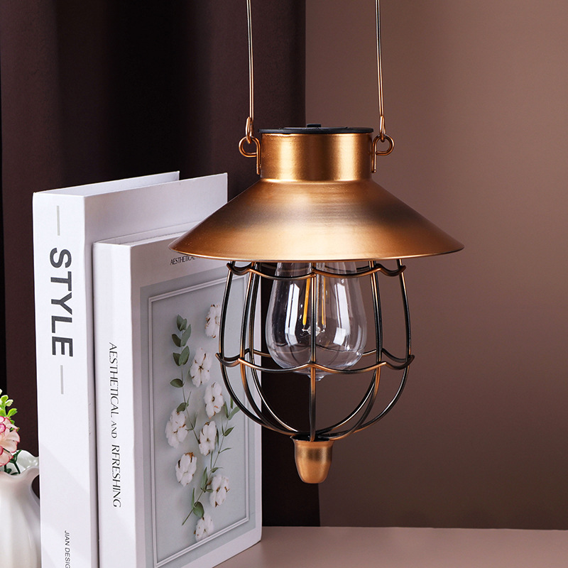 亚马逊太阳能复古钨丝灯爱迪生怀旧氛围LED灯户外庭院装饰景观灯