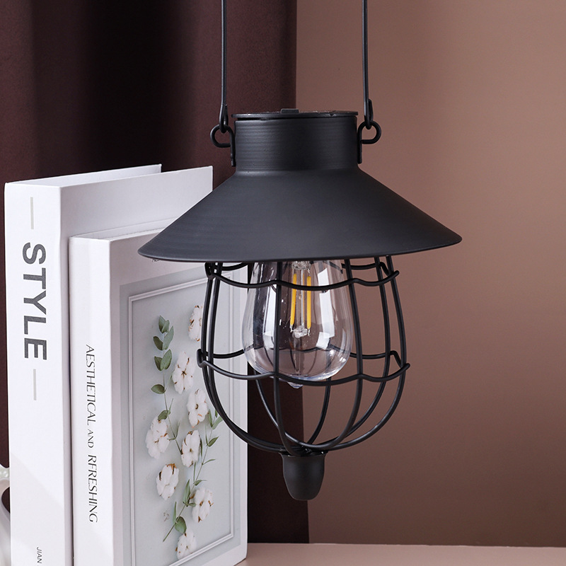 亚马逊太阳能复古钨丝灯爱迪生怀旧氛围LED灯户外庭院装饰景观灯