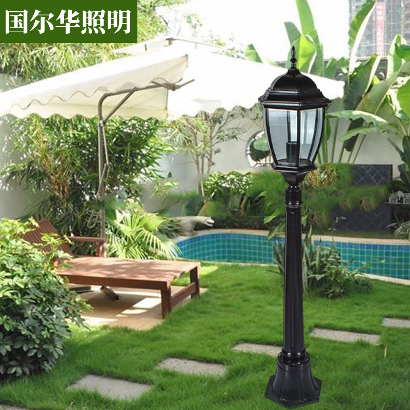 厂家直销户外别墅花园压铸铝草坪灯小区庭院灯外壳园林1.15米