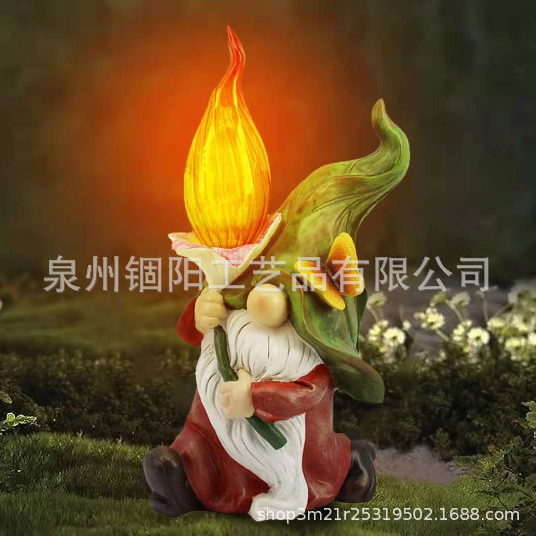 亚马逊新款太阳能仿真石头灯户外花园庭院无线景观灯草坪装饰射灯