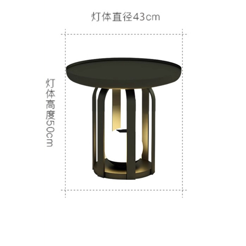 太阳能铁艺落地灯庭院灯户外景观灯别墅草坪露台灯防水花架灯现代