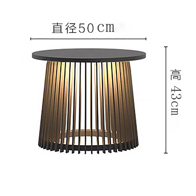 感应太阳能铁艺灯笼台灯落地灯室外庭院灯户外景观灯别墅防水现代