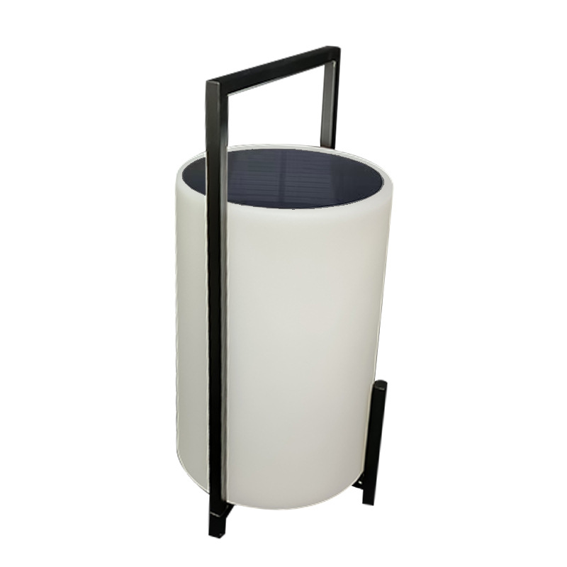 现代简约手提台灯充电小夜灯阳台便携悬挂太阳能户外露营氛围灯