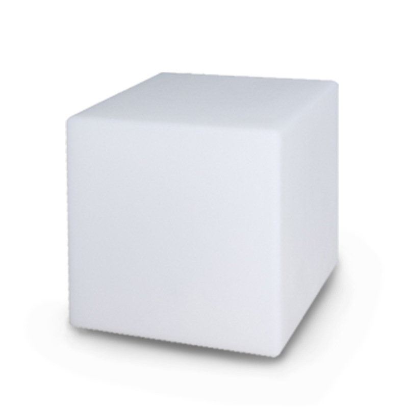 户外发光立方体定制滚塑加工设计塑料发光方凳外壳滚塑外壳定制