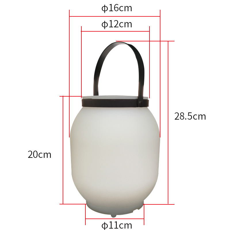 爆款跨境专供太阳能露营灯LED户外防水智能充电手提灯帐篷氛围灯
