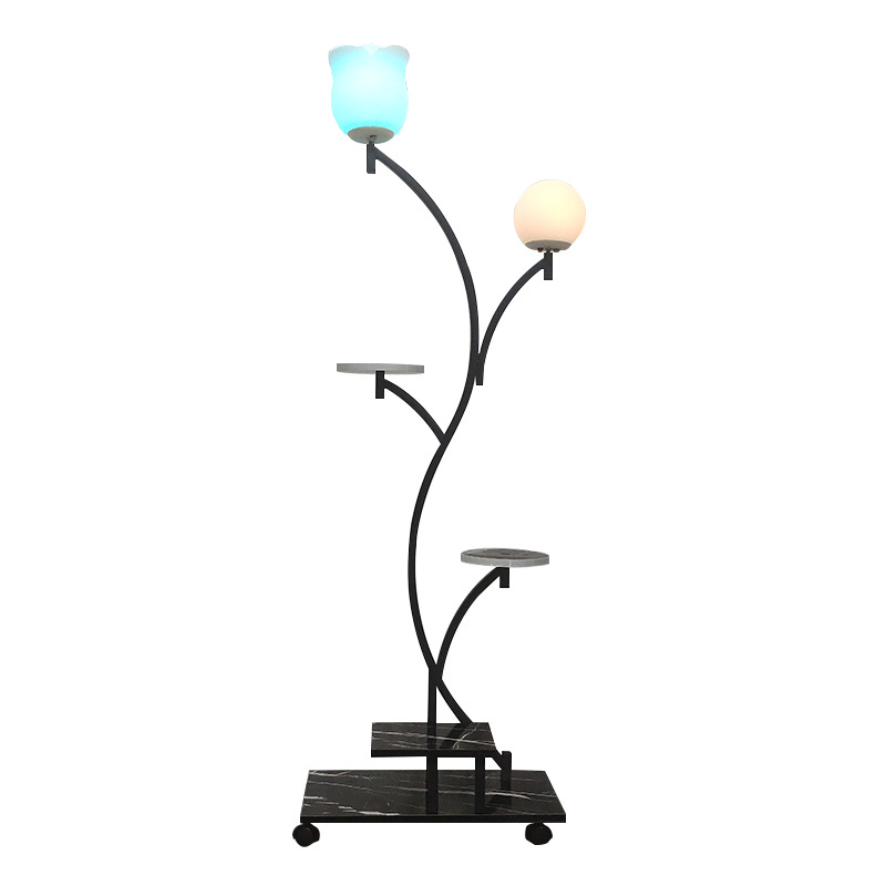 厂家直供轻奢装饰落地灯客厅沙发创意茶几置物架ins网红氛围LED灯