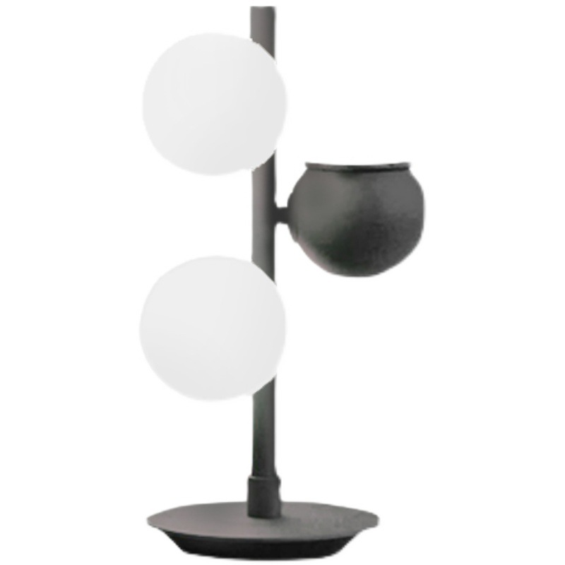 厂家直供网红创意台灯带花盆防水led灯北欧客厅卧室发光氛围球灯