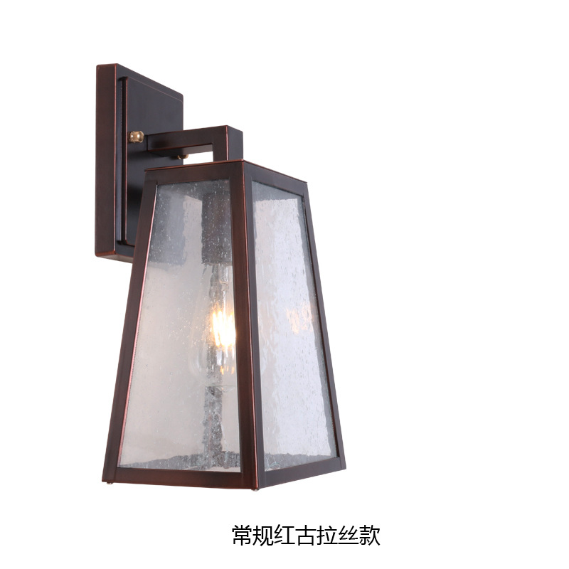 简约人体感应壁灯墙壁灯光感门口灯复古铝材壁灯庭院壁灯户外壁灯