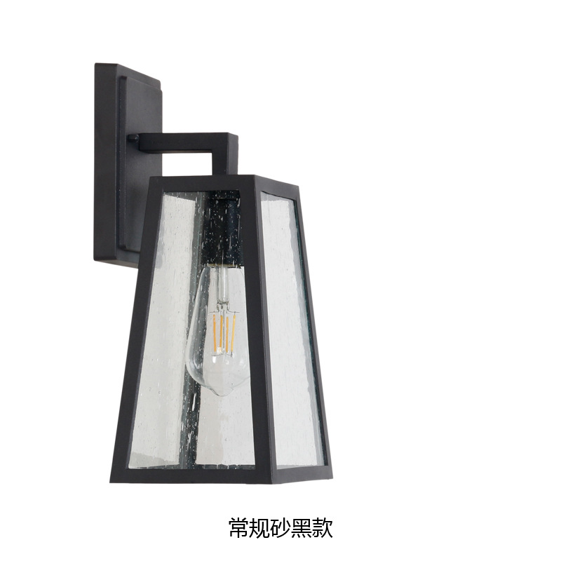 简约人体感应壁灯墙壁灯光感门口灯复古铝材壁灯庭院壁灯户外壁灯