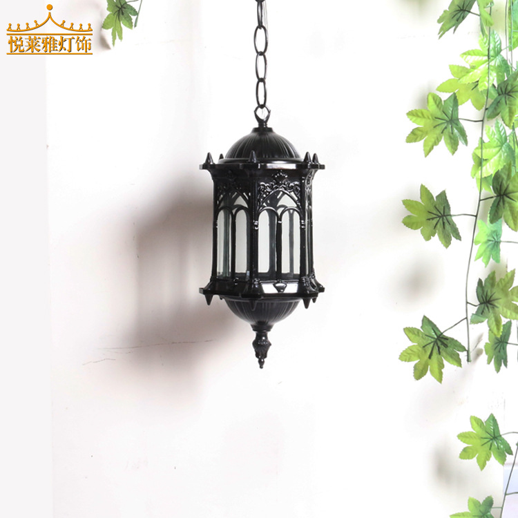 中山厂家北欧户外吊灯阳台走廊庭院灯别墅过道灯批发户外照明灯具