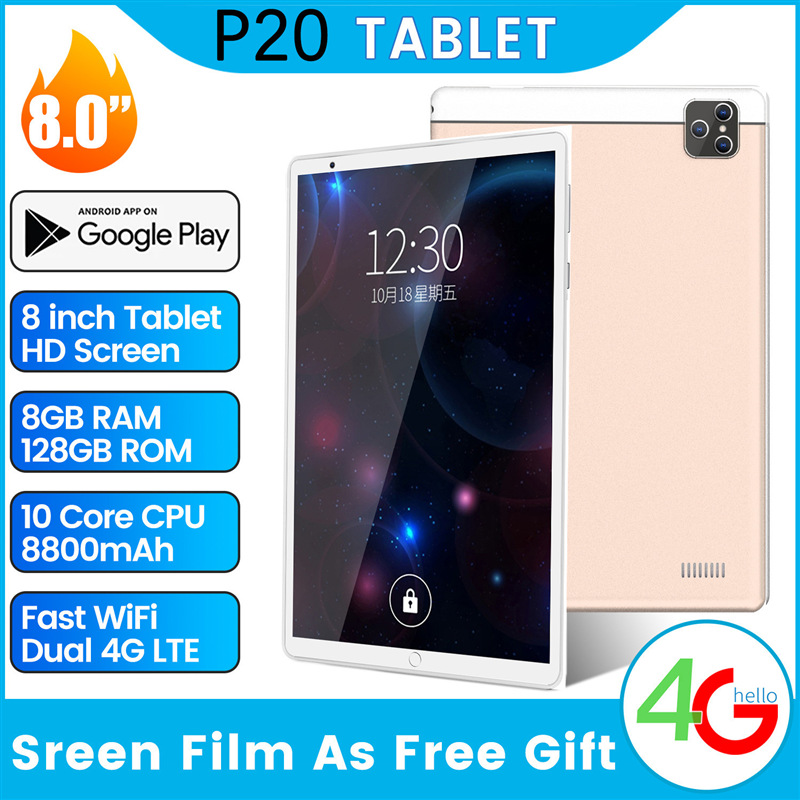 2023跨境新款10.1寸平板电脑礼品超薄高清屏双卡通话游戏平板外贸