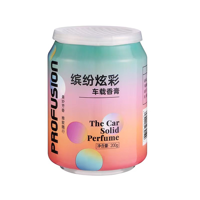 可乐罐车载香水汽车香薰摆件车内固体香膏持久淡香氛汽车装饰香薰
