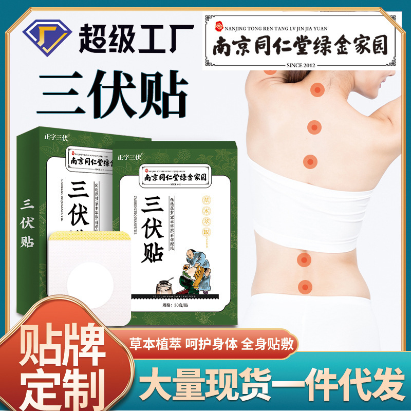 艾草三伏贴 艾灸贴穴位贴艾草夏季批发三伏贴