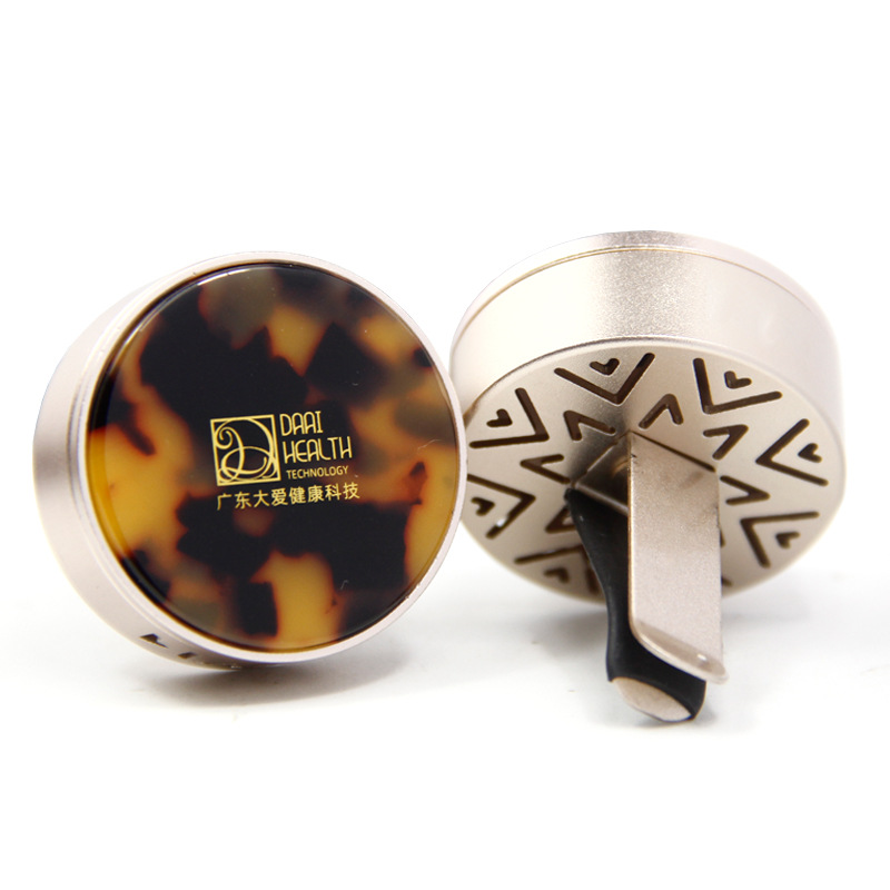 大爱定制车载香薰贝壳醋酸片香薰高档商务礼品摆件出风口汽车香薰