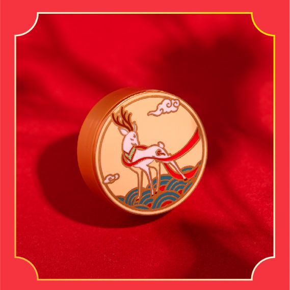 【一件代发】抖音同款一鹿平安国潮风车载出风口香薰文创汽车香水