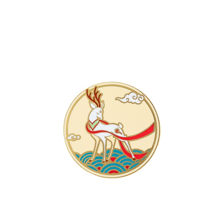 【一件代发】抖音同款一鹿平安国潮风车载出风口香薰文创汽车香水