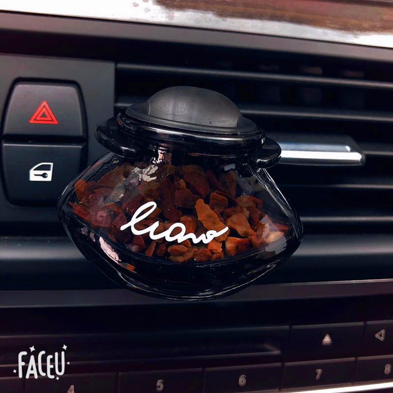 新款沸石出风口香水 汽车空调固体风口香薰除异味 跨境天猫代发