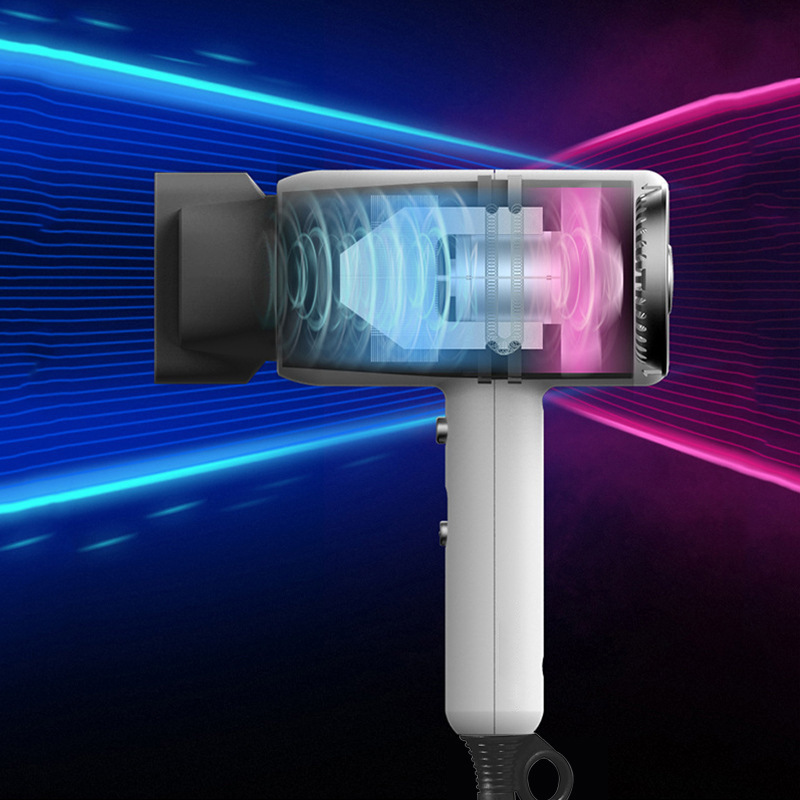 新款亚马逊美规110V吹风机负离子大功率吹风筒家用电器电风吹